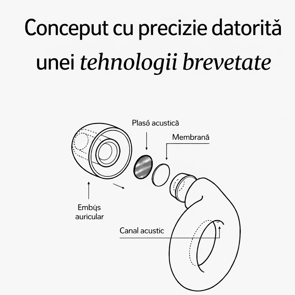 Sensistyle Plugs – Dopuri de urechi pentru somn liniștit