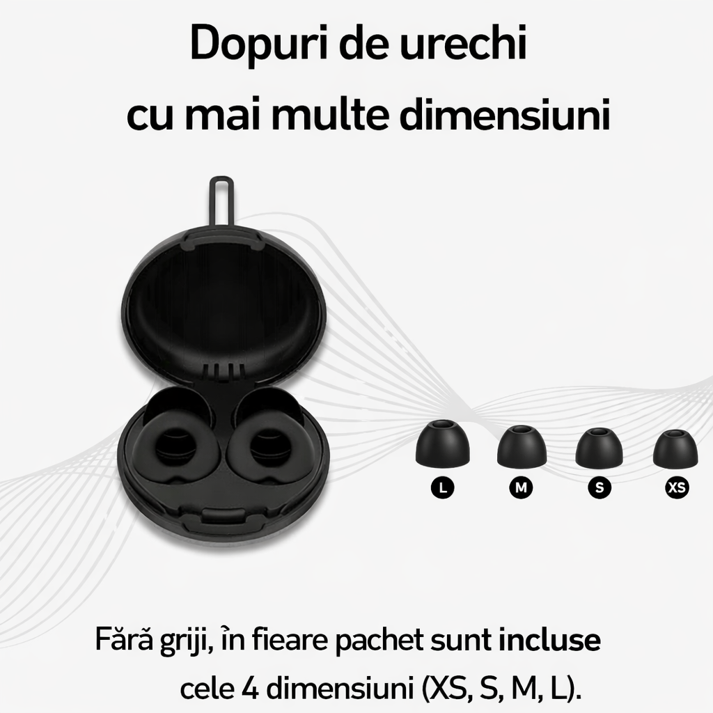 Sensistyle Plugs – Dopuri de urechi pentru somn liniștit